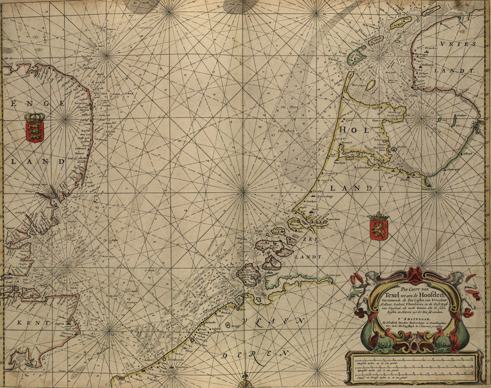 De Zee – Atlas van de waterwereld, Hendrik Doncker, Amsterdam 1669. Stadsarchief in Trondheim.